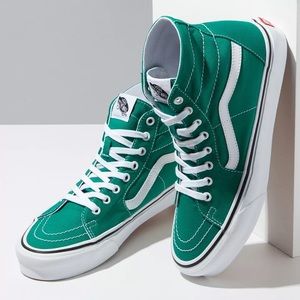 green high top vans